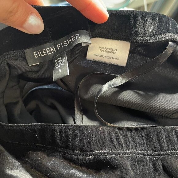 Eileen Fisher Velvet Pants size S - Picture 6 of 6